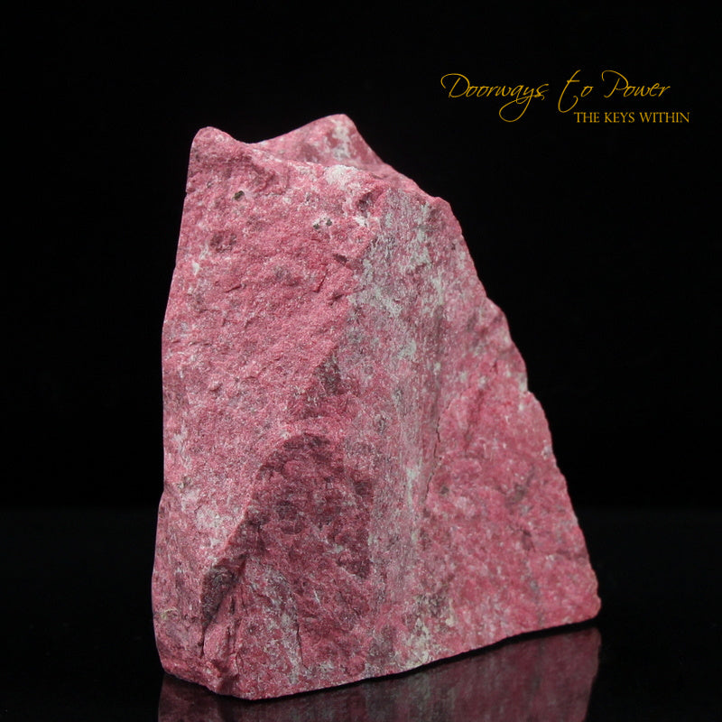 Rose Pink Thulite Crystal Altar Stone
