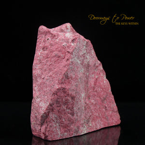 Rose Pink Thulite Crystal Altar Stone