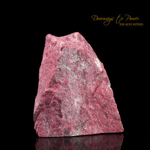 Rose Pink Thulite Crystal Altar Stone