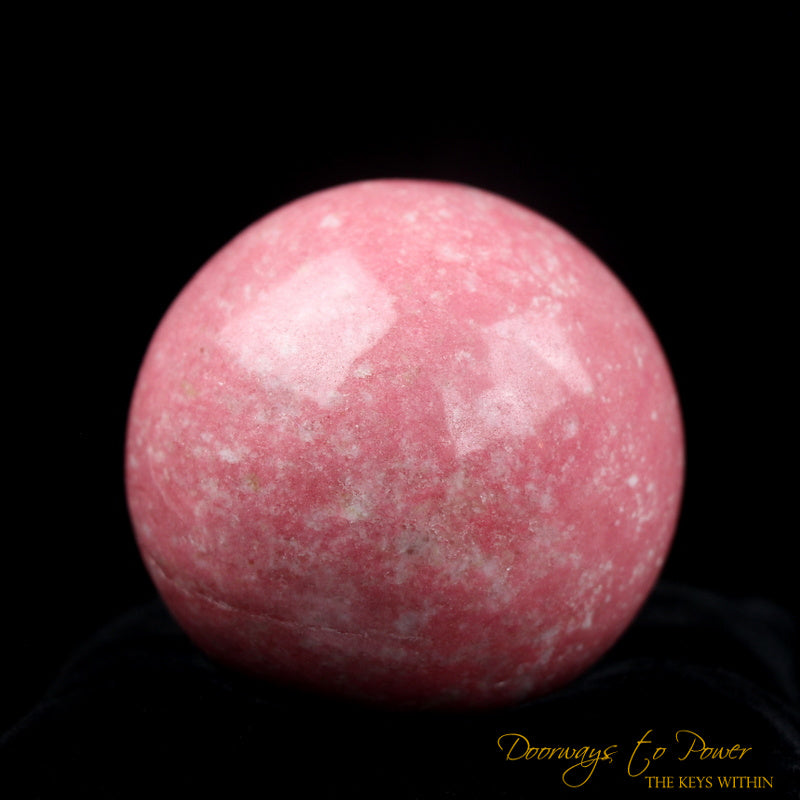 Rose Pink Thulite Crystal Sphere