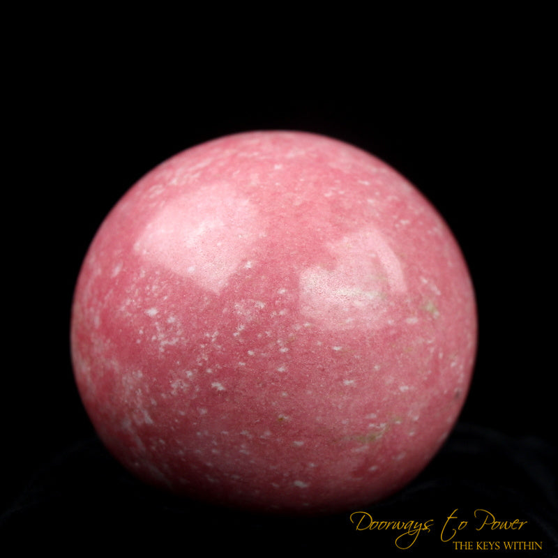 Rose Pink Thulite Crystal Sphere