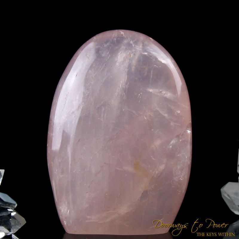 Rose Quartz Crystal 'Awakened Heart'