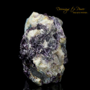 Russian Phenacite Aquamarine Purple Fluorite Crystal Specimen 