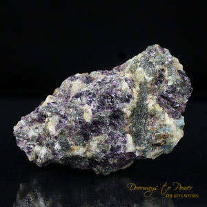 Russian Phenacite Aquamarine Purple Fluorite Specimen