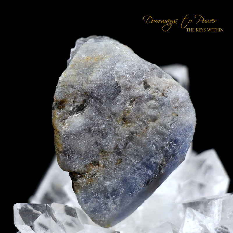 Sapphire Dragon Crystal Carving