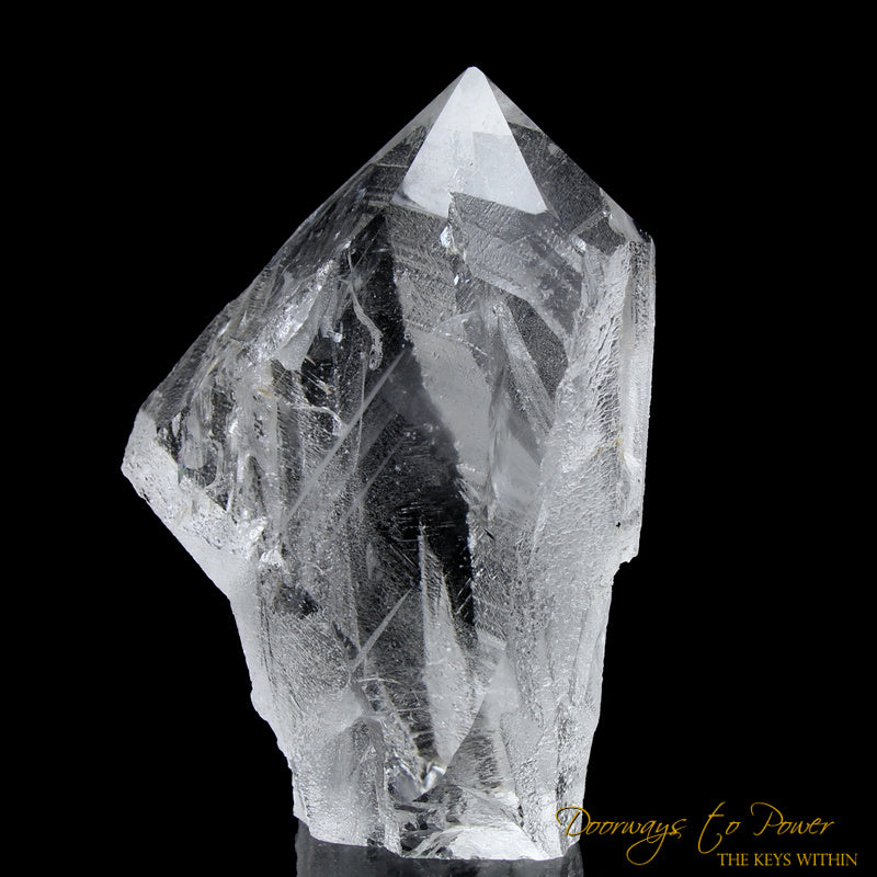 Satyaloka Azeztulite Phantom Quartz Crystal Altar Stone