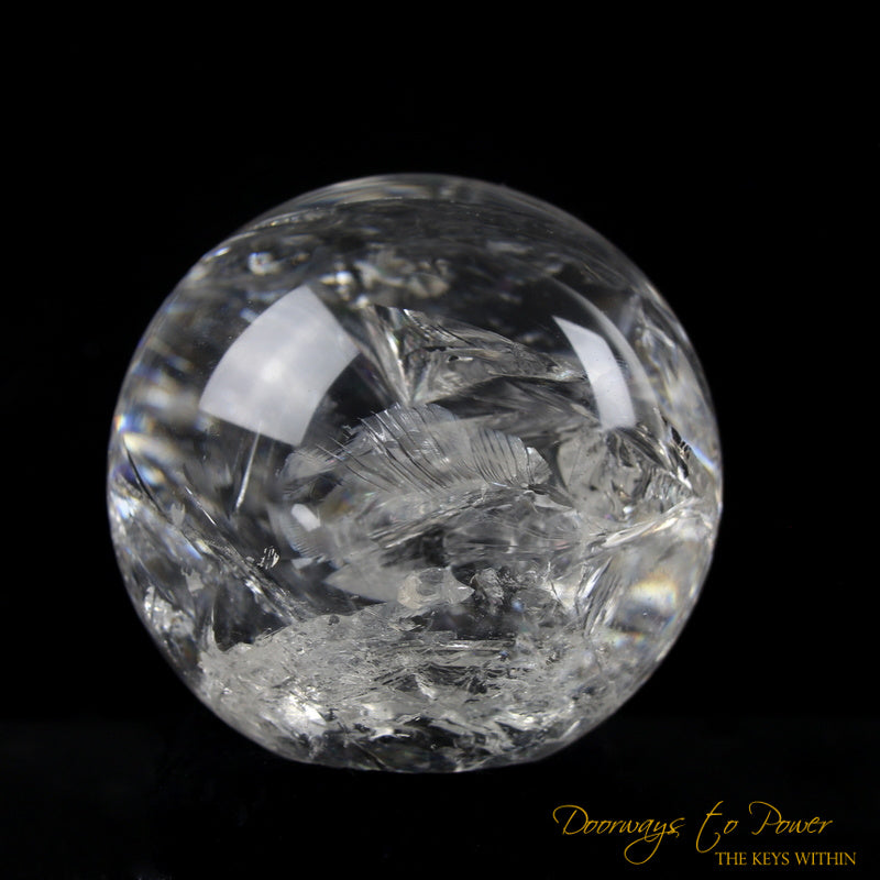 Satyaloka Azeztulite Quartz Crystal Sphere