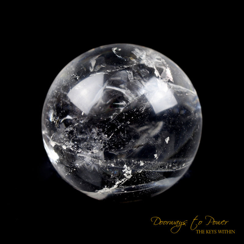 Satyaloka Azeztulite Quartz Crystal Sphere