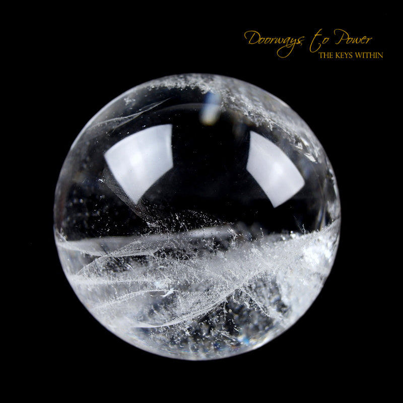 Large Satyaloka Azeztulite Quartz Sphere