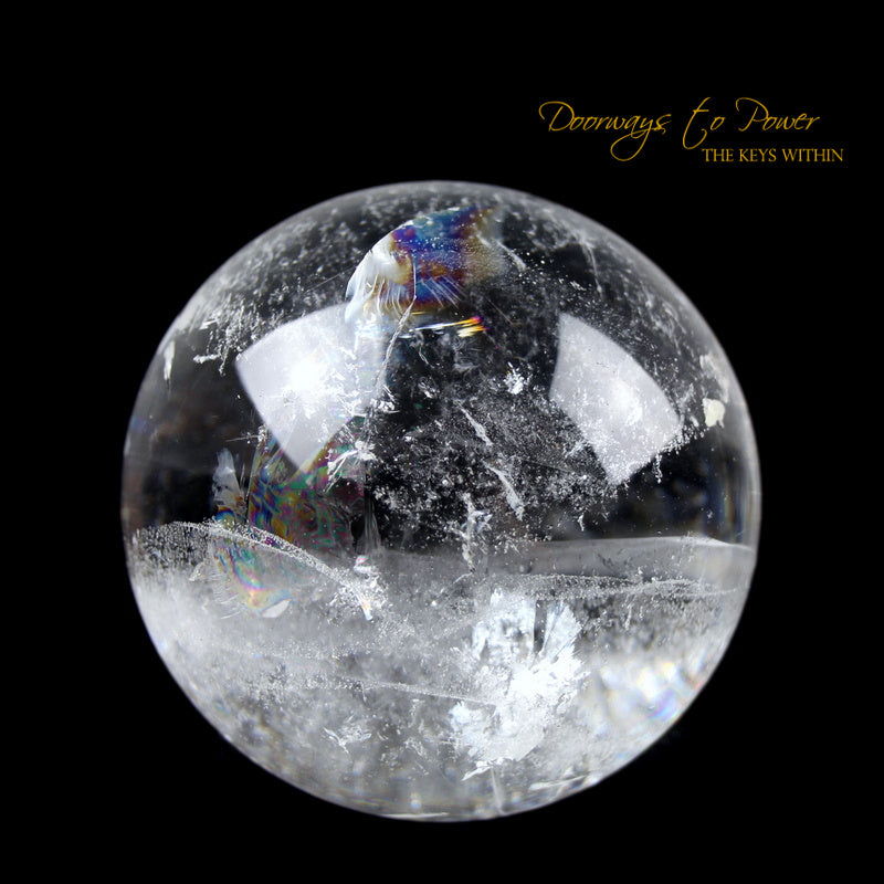 Satyaloka Azeztulite Quartz Crystal Sphere XL 