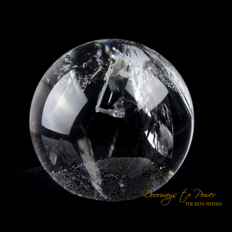 Satyaloka Azeztulite Quartz Crystal Sphere 'Holy Silence'