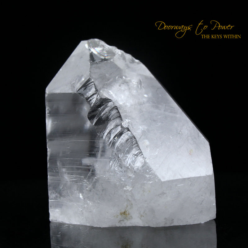 Satyaloka Azeztulite Lightning Strike Record Keeper Crystal