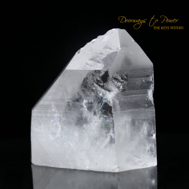 Satyaloka Azeztulite Lightning Strike Record Keeper Crystal