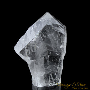 Satyaloka Azeztulite Phantom Quartz Crystal Altar Stone