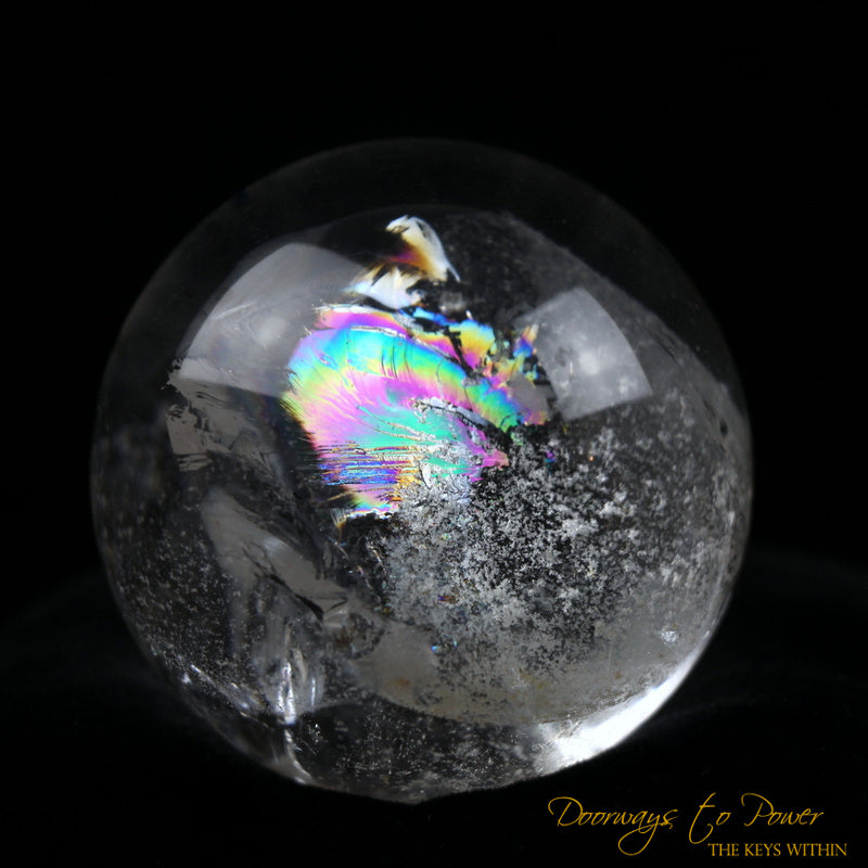 Satyaloka Azeztulite Phantom Quartz Crystal Sphere 'Holy Silence'