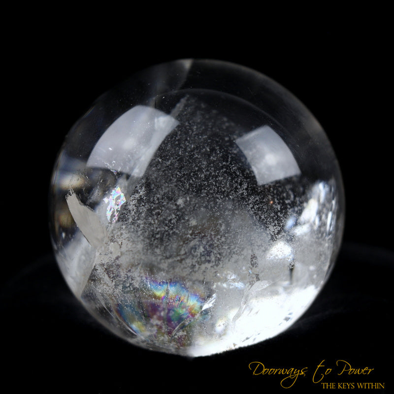 Satyaloka Azeztulite Phantom Quartz Crystal Sphere 'Holy Silence'