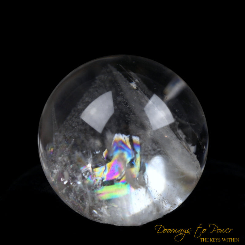 Satyaloka Azeztulite Phantom Quartz Crystal Sphere 'Holy Silence'