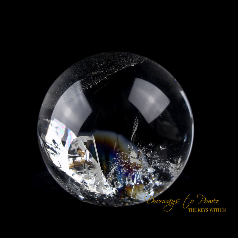 Satyaloka Azeztulite Quartz Crystal Sphere 'Holy Silence'