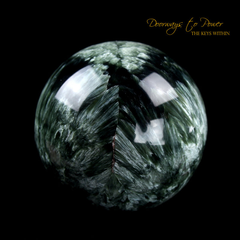 Seraphinite Crystal Sphere 'Angelic Connection'