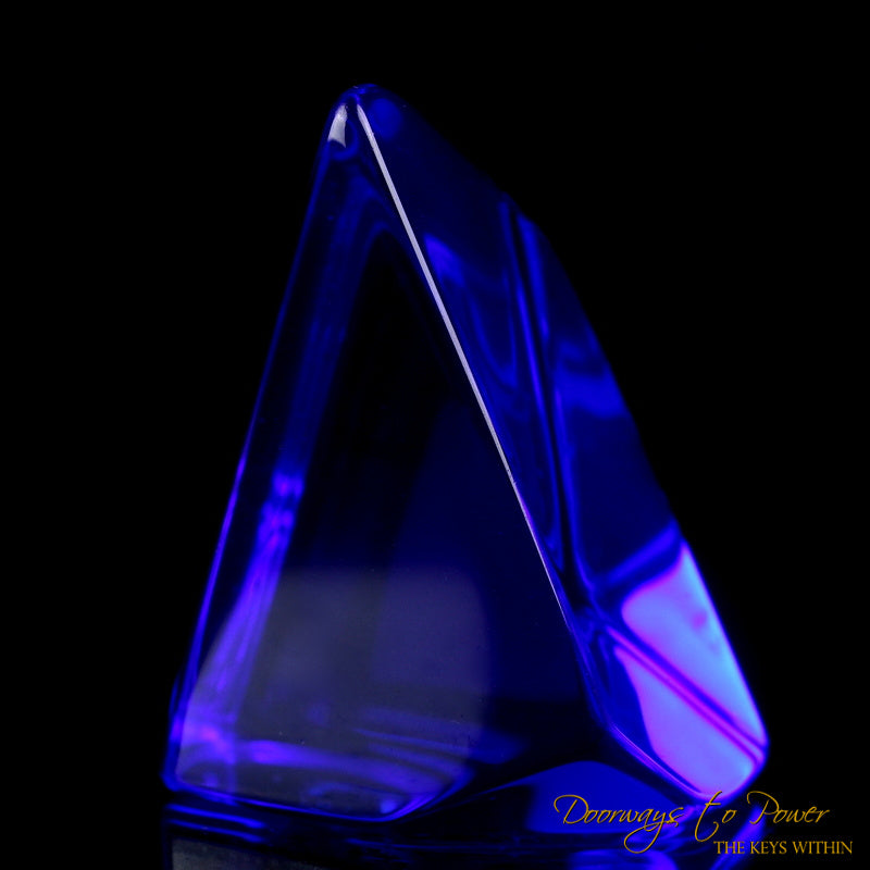 Siberian Blue Quartz Crystal Altar Stone