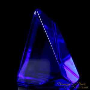 Siberian Blue Quartz Crystal Altar Stone