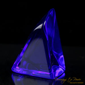 Siberian Blue Quartz Crystal Altar Stone