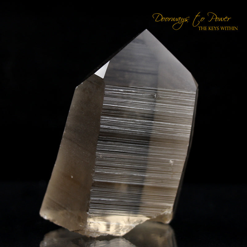 Smoky Lemurian Temple Heart Dow Master Crystal