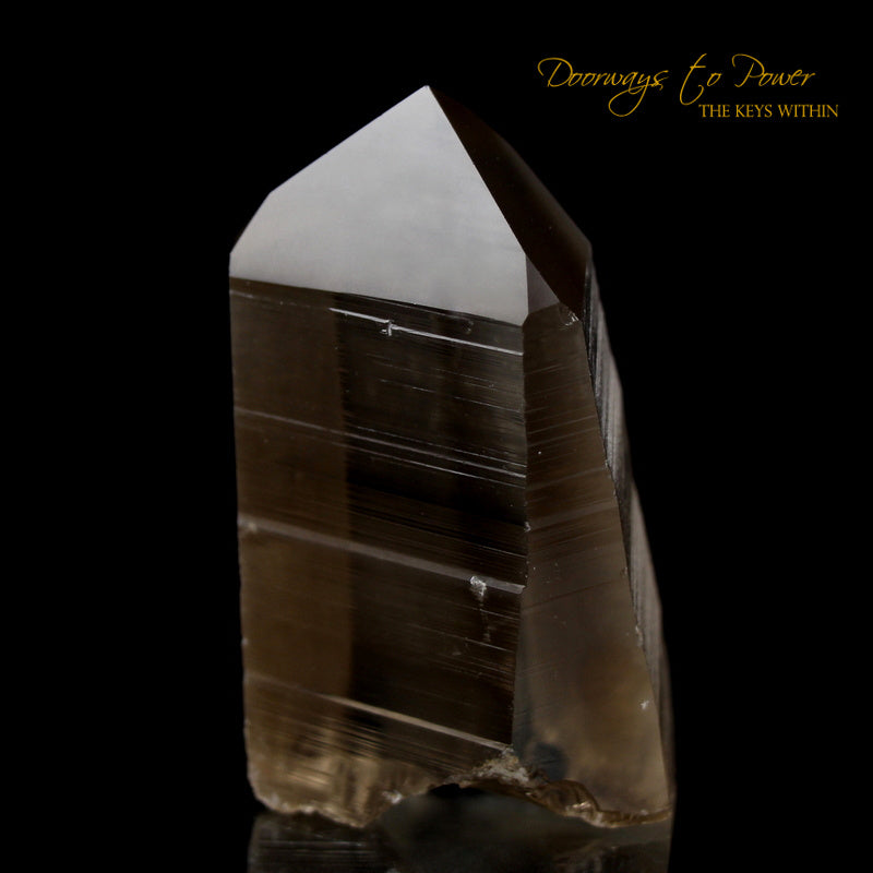 Smoky Lemurian Temple Heart Dow Master Crystal