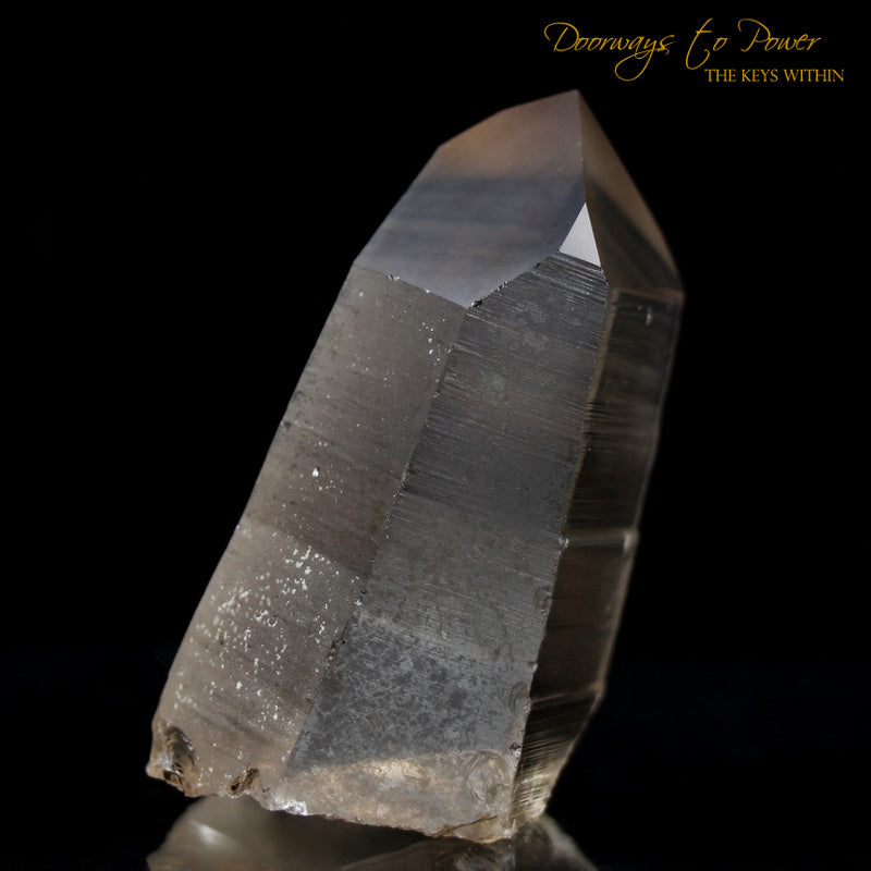 Smoky Lemurian Temple Heart Dow Master Crystal