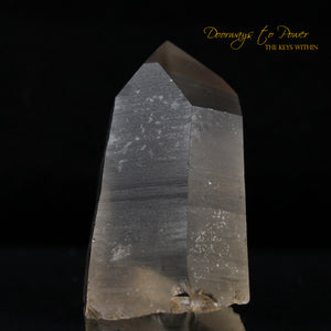 Smoky Lemurian Temple Heart Dow Master Crystal