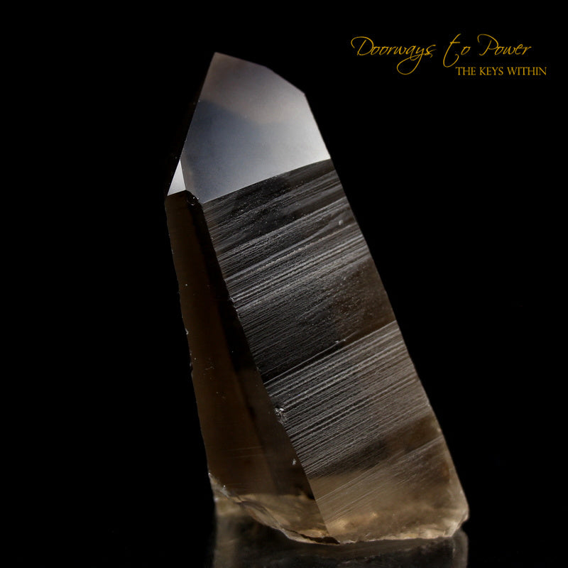 Smoky Lemurian Temple Heart Dow Master Crystal