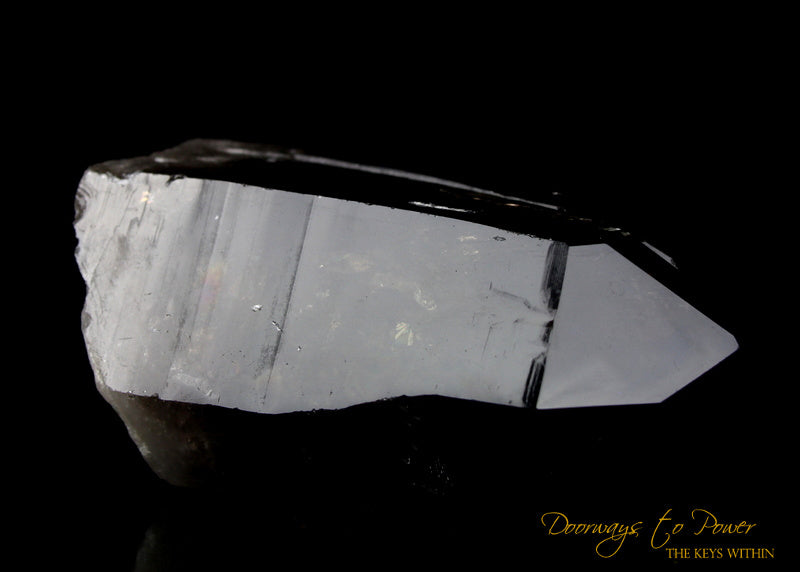 Smoky Citrine Lemurian Twin Quartz Record Keeper Crystal 