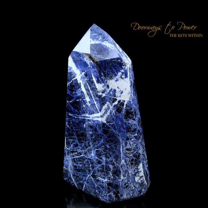 Sodalite Manifest Spirit Isis Crystal Point XL