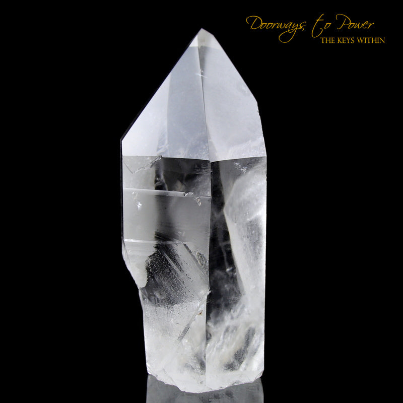 Starseed Lemurian Lightning Stuck Quartz Crystal Point