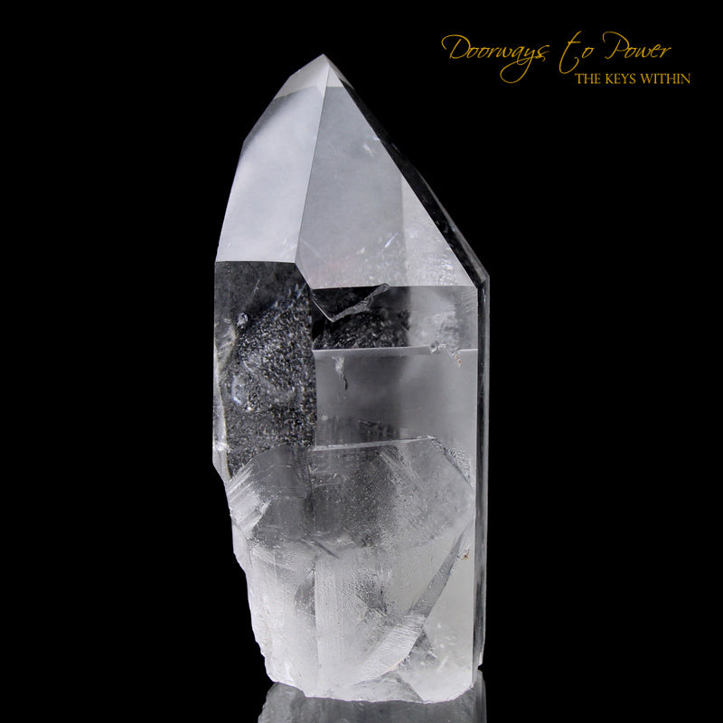 Starseed Lemurian Lightning Stuck Quartz Crystal Point