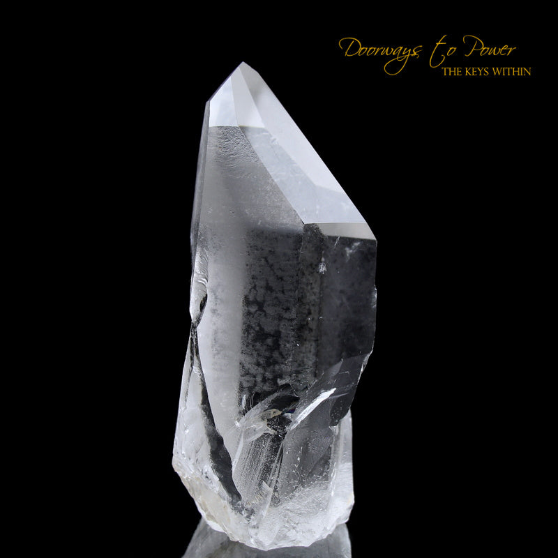 Starseed Lemurian Lightning Stuck Quartz Crystal Point