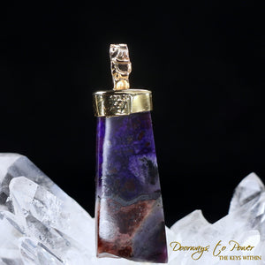 Sugilite Light Language Crystal Pendant™ 22k