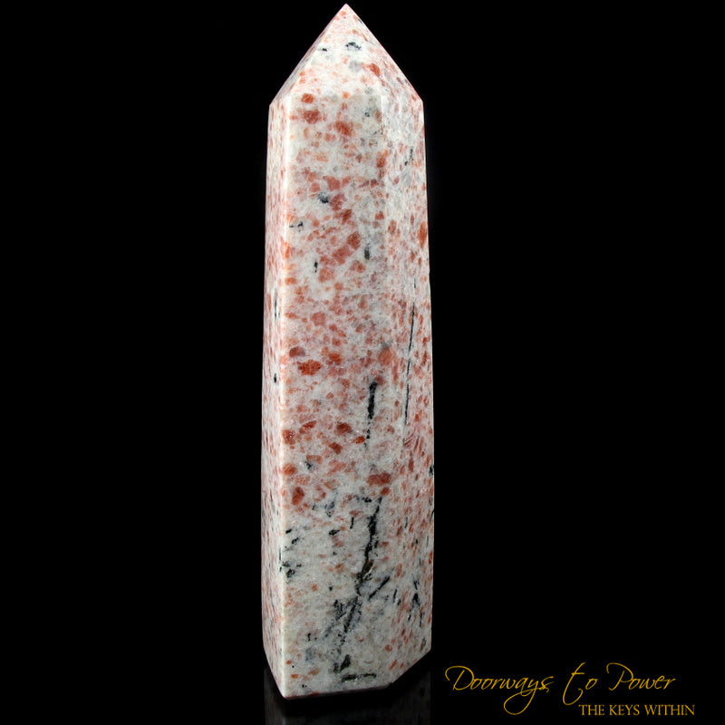 Sunstone Black Tourmaline Crystal Tower 'Abundance, Manifestation & Leadership'  16 lbs.