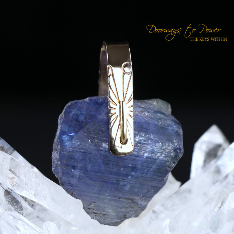 Tanzanite Light Language Crystal Pendant ™ 14k