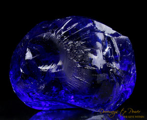 Tanzanite Fire Monatomic Andara Crystal Sculpture ''L u M i N a R y' 1995