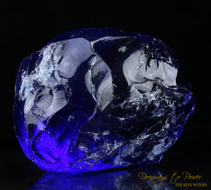 Tanzanite Fire Monatomic Andara Crystal Sculpture ''L u M i N a R y' 1995
