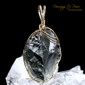 The MATRIX Andara Crystal Pendant 14k 'Believe the Unbelievable'