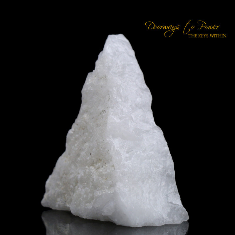 White Azeztulite Crystal Altar Stone Azozeo Activated