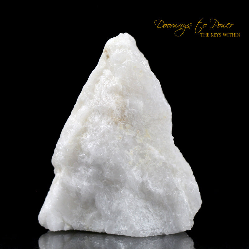 White Azeztulite Crystal Altar Stone Azozeo Activated