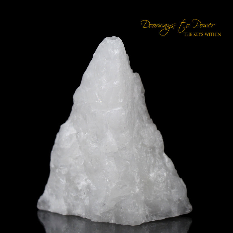 White Azeztulite Crystal Altar Stone Azozeo Activated