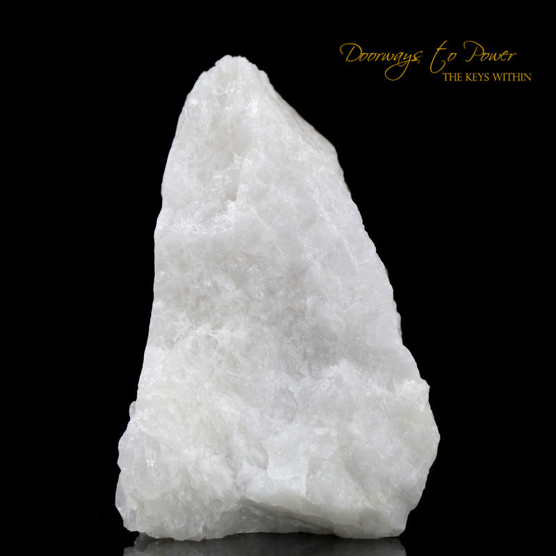 White Azeztulite Crystal Altar Stone Azozeo Activated