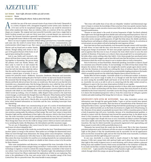 White Azeztulite Crystal Properties