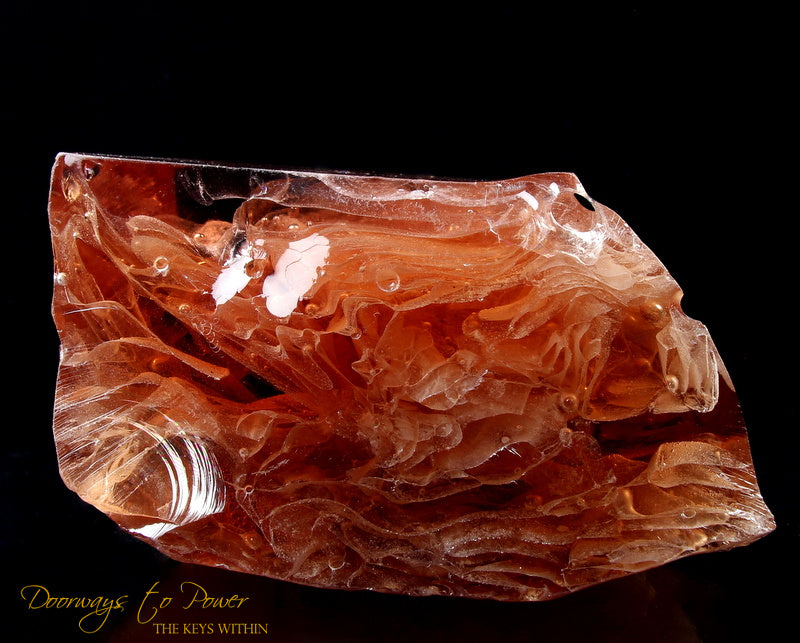 XL Celestial Heart Andara Crystal 'Rainbow Body' GNIVLOVE PEEK