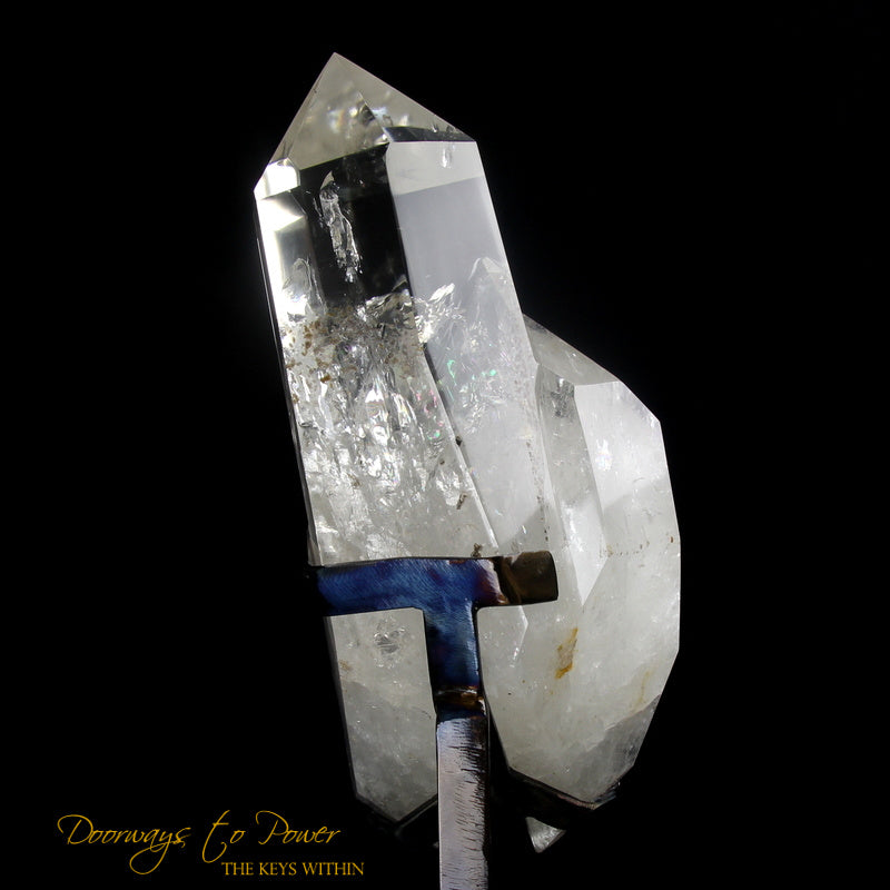 XL Clear Quartz Crystal GUARDIAN Skull Powerful 