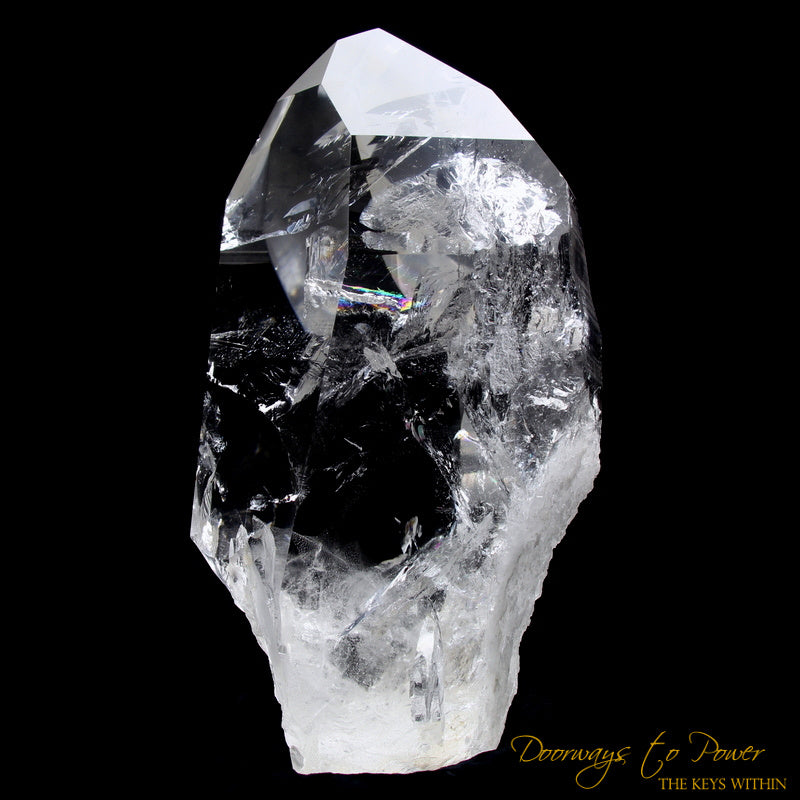 XL Rare Lemurian Quartz Crystal Museum Quality